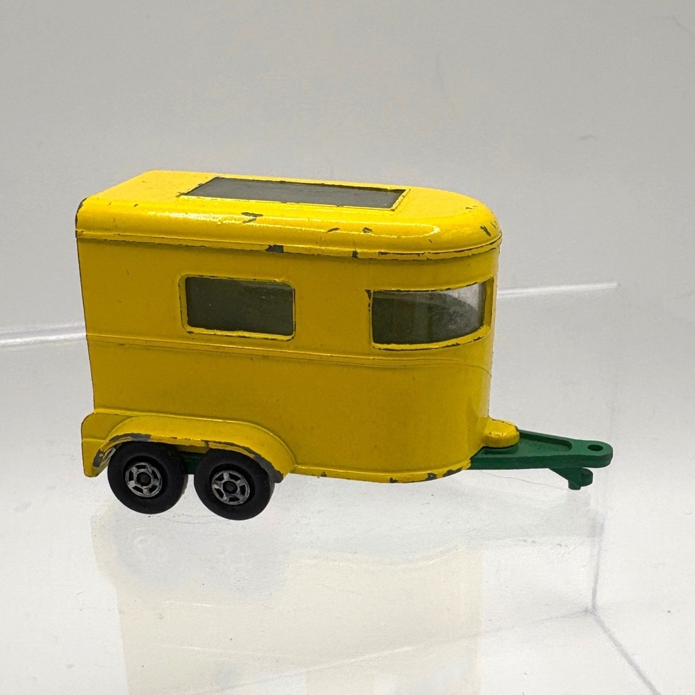 Vintage Matchbox Lesney England No 43 Pony Trailer Yellow Superfast Diecast